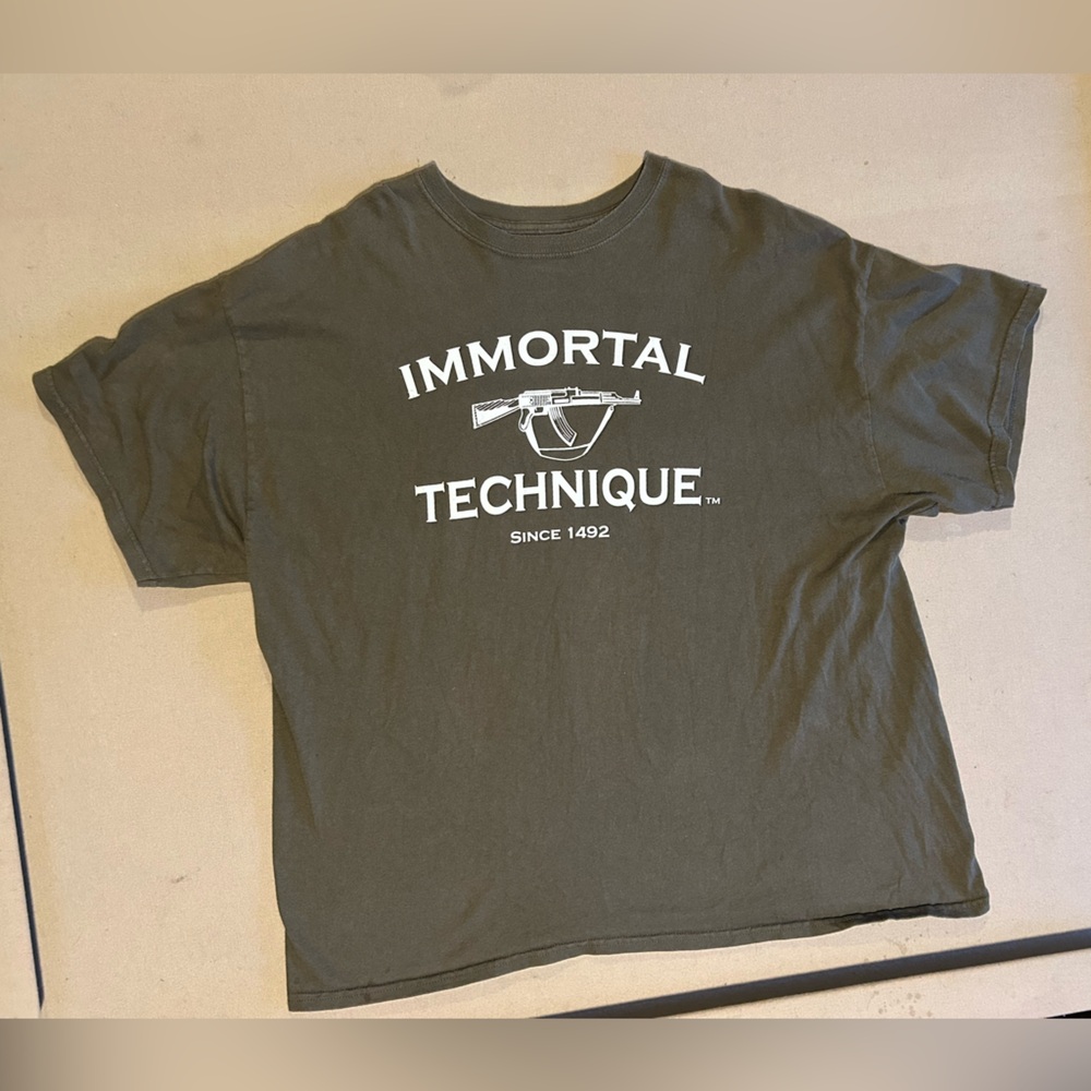 Immortal technique xl vintage t-shirt